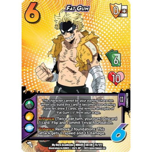 Fat Gum, 75/122, XR-CH, UniVersus, MHA05 Undaunted Raid