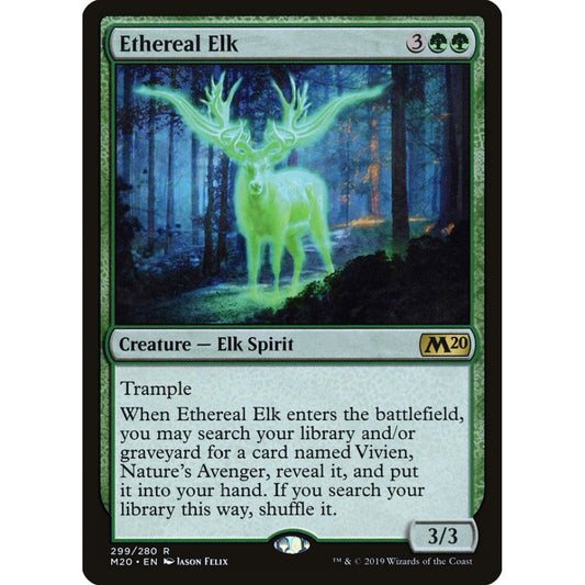 Ethereal Elk rare 299 Magic the Gathering Core Set 2020