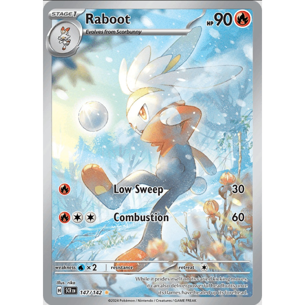 Raboot, 147/142, Art Rare, Pokemon, Stellar Crown