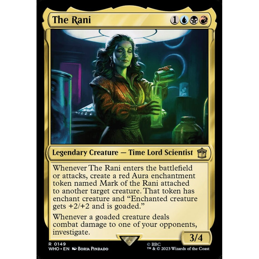 The Rani rare 149 Magic the Gathering Doctor Who