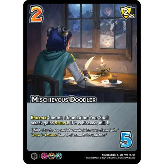 Mischievous Doodler, 15/21, C, UniVersus, Critical Role Vox Machina & Mighty Nein