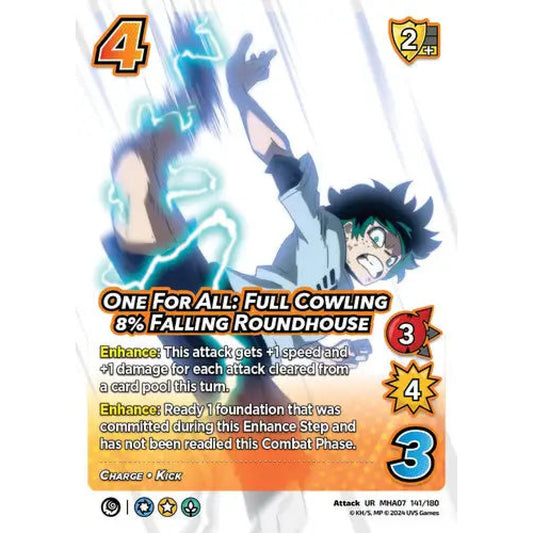 One For All: Full Cowling 8% Falling Roundhouse, 141/180, UR, UniVersus, MHA07 Girl Power
