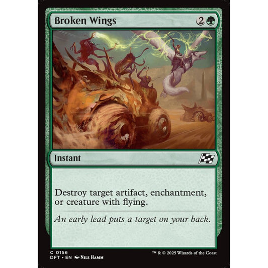 Broken Wings, 156, common, Magic: The Gathering, Aetherdrift