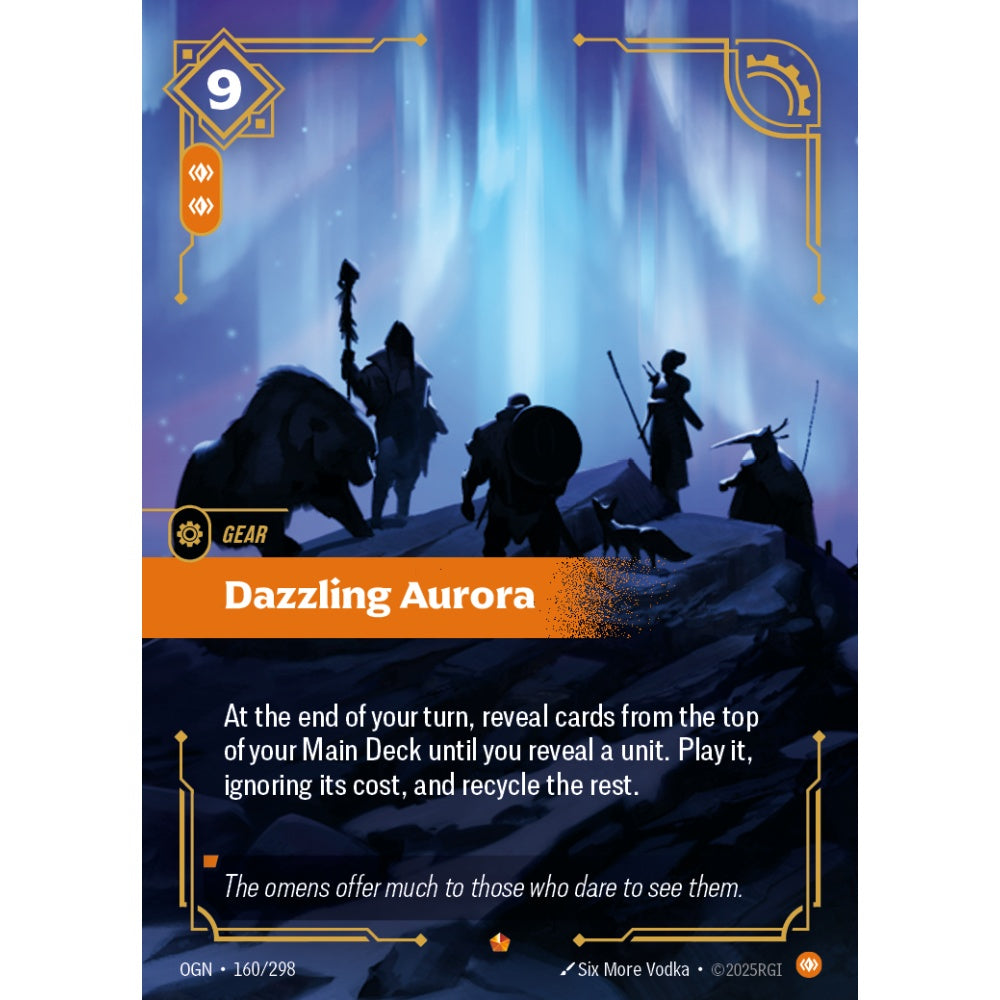 Dazzling Aurora OGN-160/298 Riftbound Card Game Origins Epic