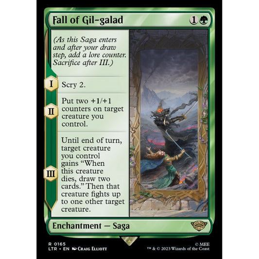 Fall of Gil-galad, rare, 165, Magic the Gathering, The Lord of the Rings: Tales of Middle-earth