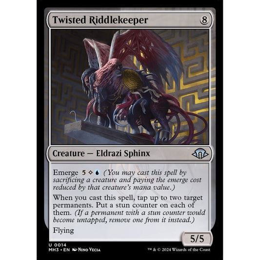 Twisted Riddlekeeper, 14, uncommon, Magic: The Gathering, Modern Horizons 3