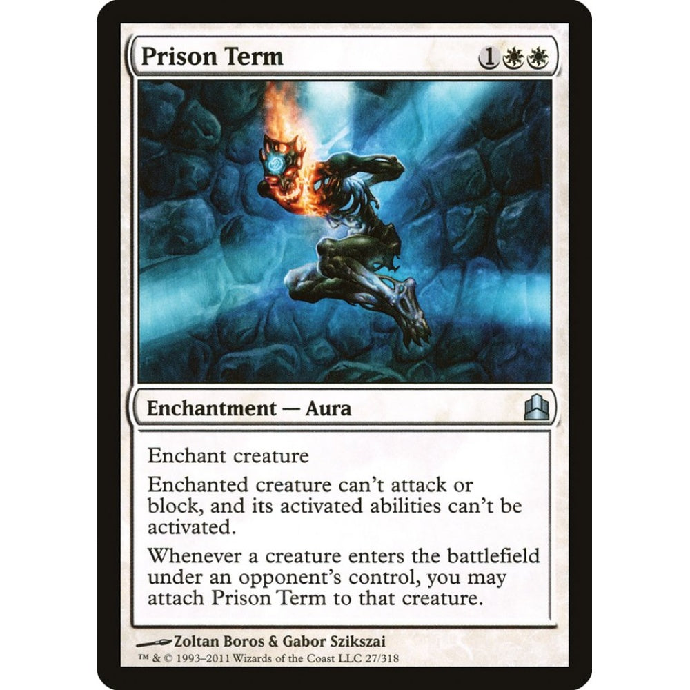 Prison Term uncommon 27 Magic the Gathering Commander 2011