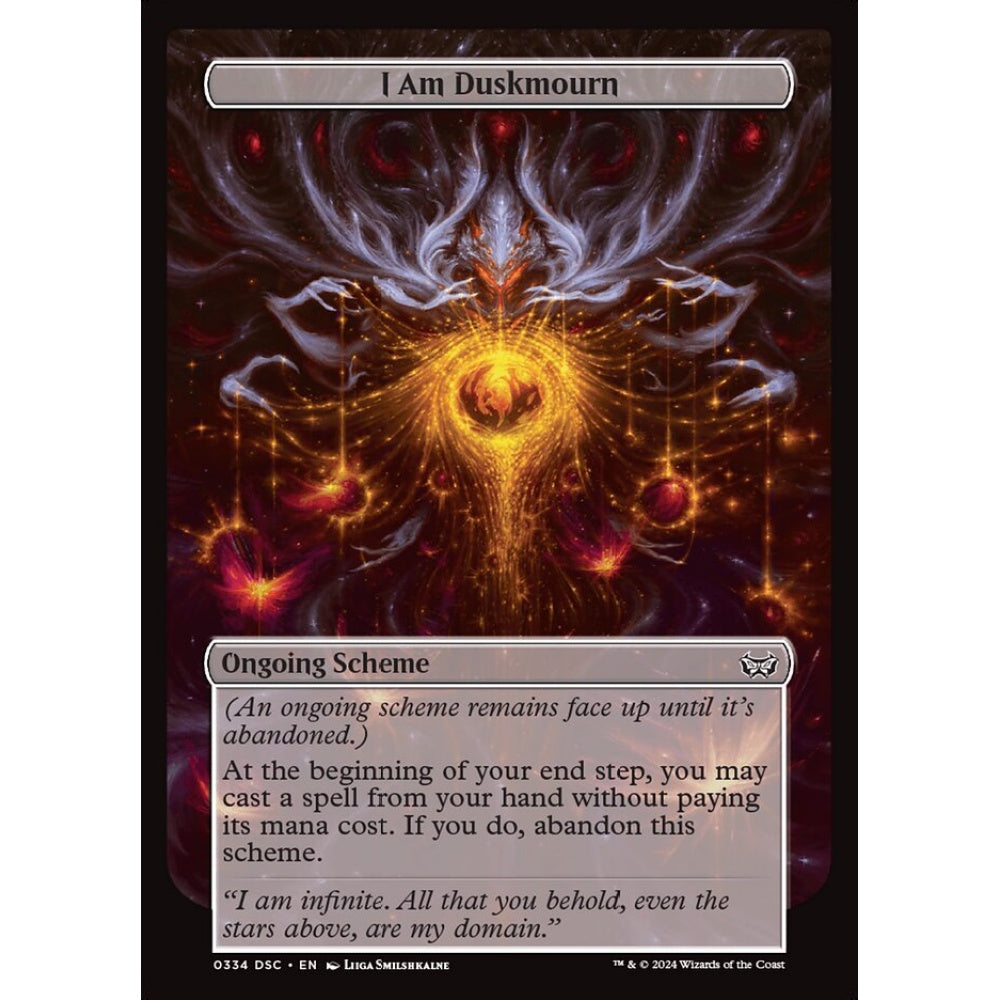 I Am Duskmourn, 334, common, Magic: The Gathering, Duskmourn: House of Horror