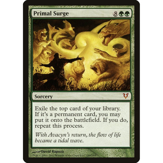 Primal Surge mythic 189 Magic the Gathering Avacyn Restored