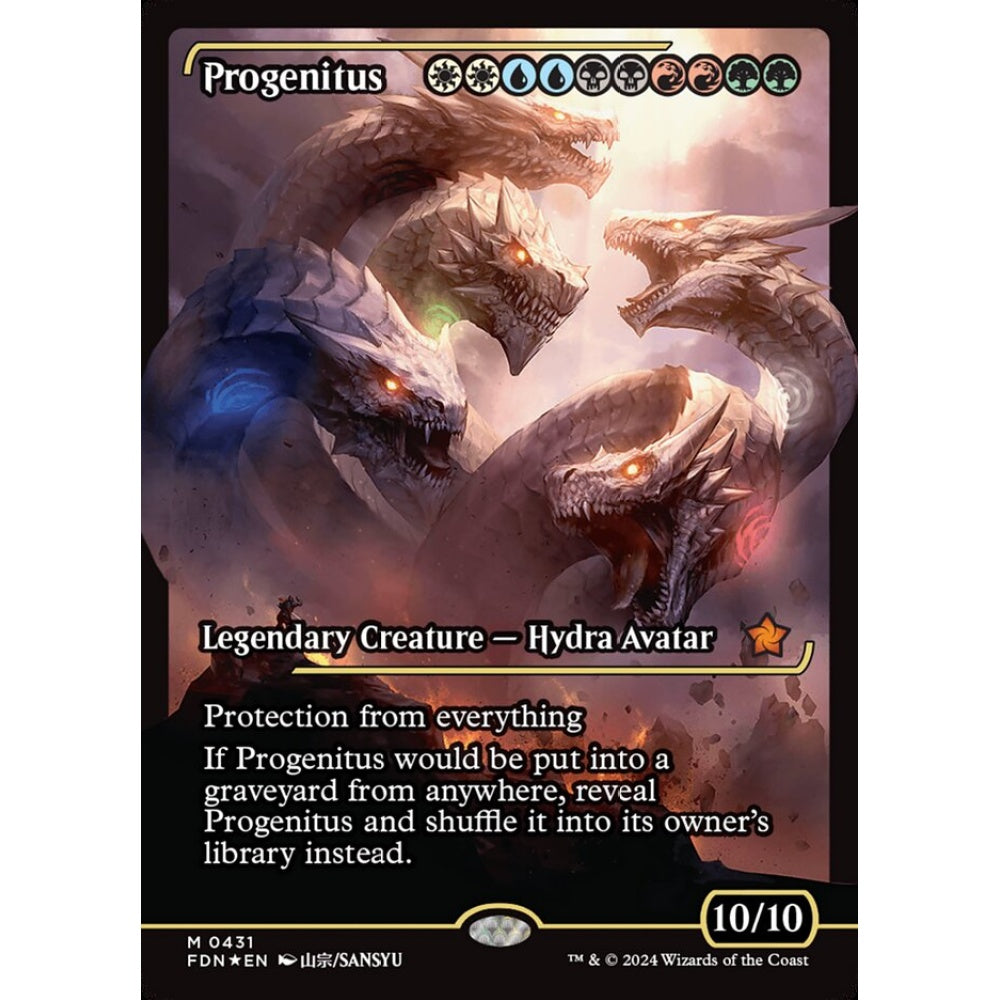 Progenitus, 431, mythic, Magic: The Gathering, Foundations