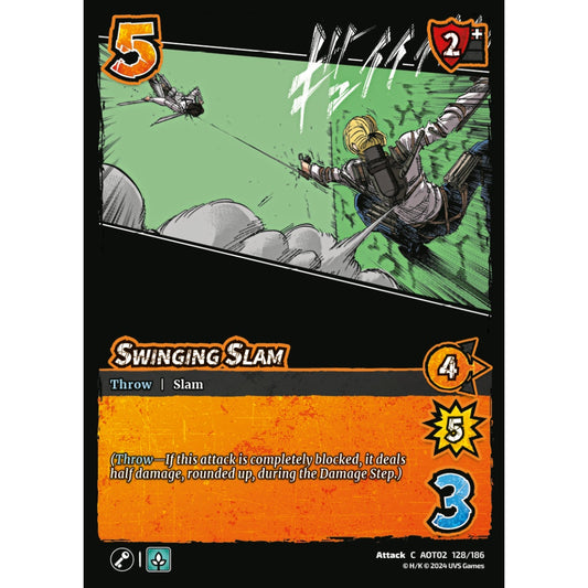 Swinging Slam, 128/186, AOT02, Universus, Attack on Titan: Origins of Power, Attack, C