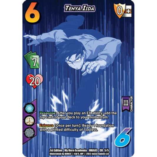 Tenya Iida, 5/24, CHROME, UniVersus, MHA03 Heroes Clash