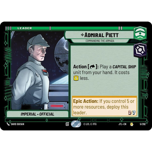 Admiral Piett, R, JTL 005), Star Wars Unlimited