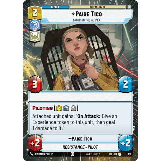 Paige Tico, U, JTL 308) Hyperspace, Star Wars Unlimited