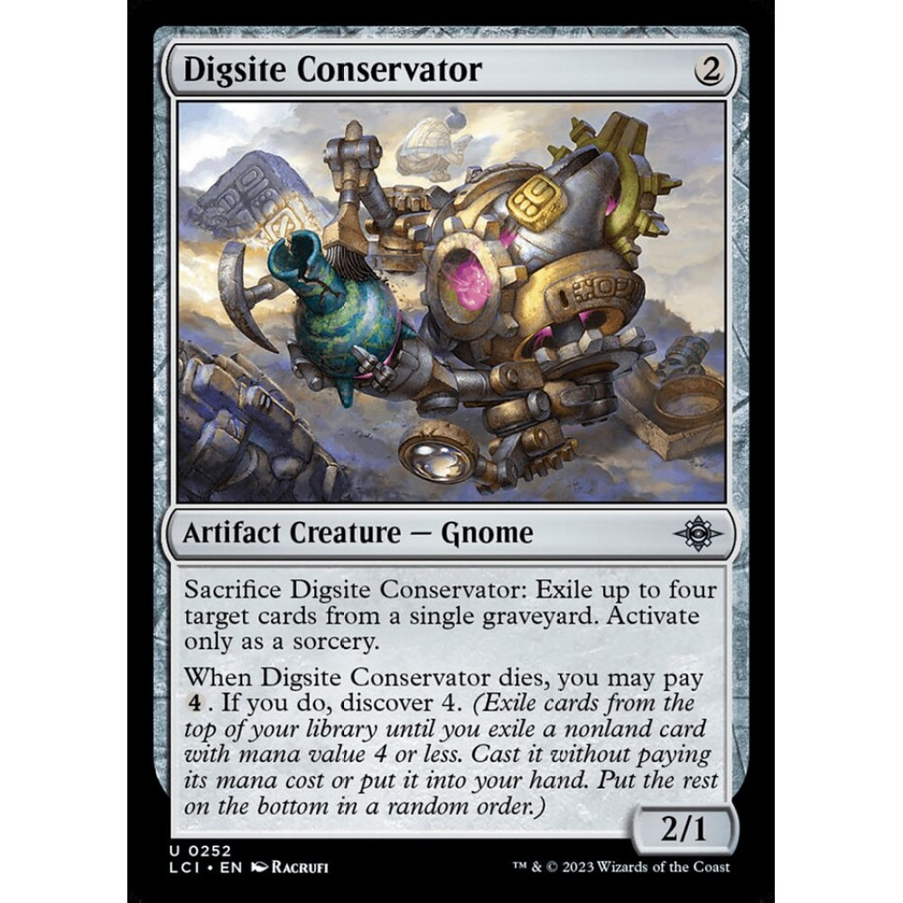 Digsite Conservator uncommon 252 Magic the Gathering The Lost Caverns of Ixalan