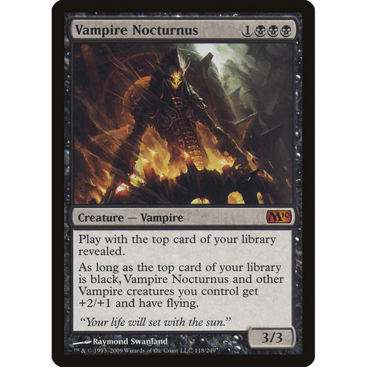 Vampire Nocturnus mythic 118 Magic the Gathering Magic 2010