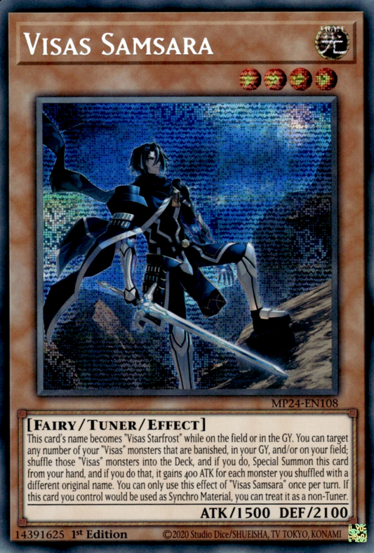Visas Samsara AGOV-EN004 Secret Secret Rare Yu-Gi-Oh Age of Overlord in Art
