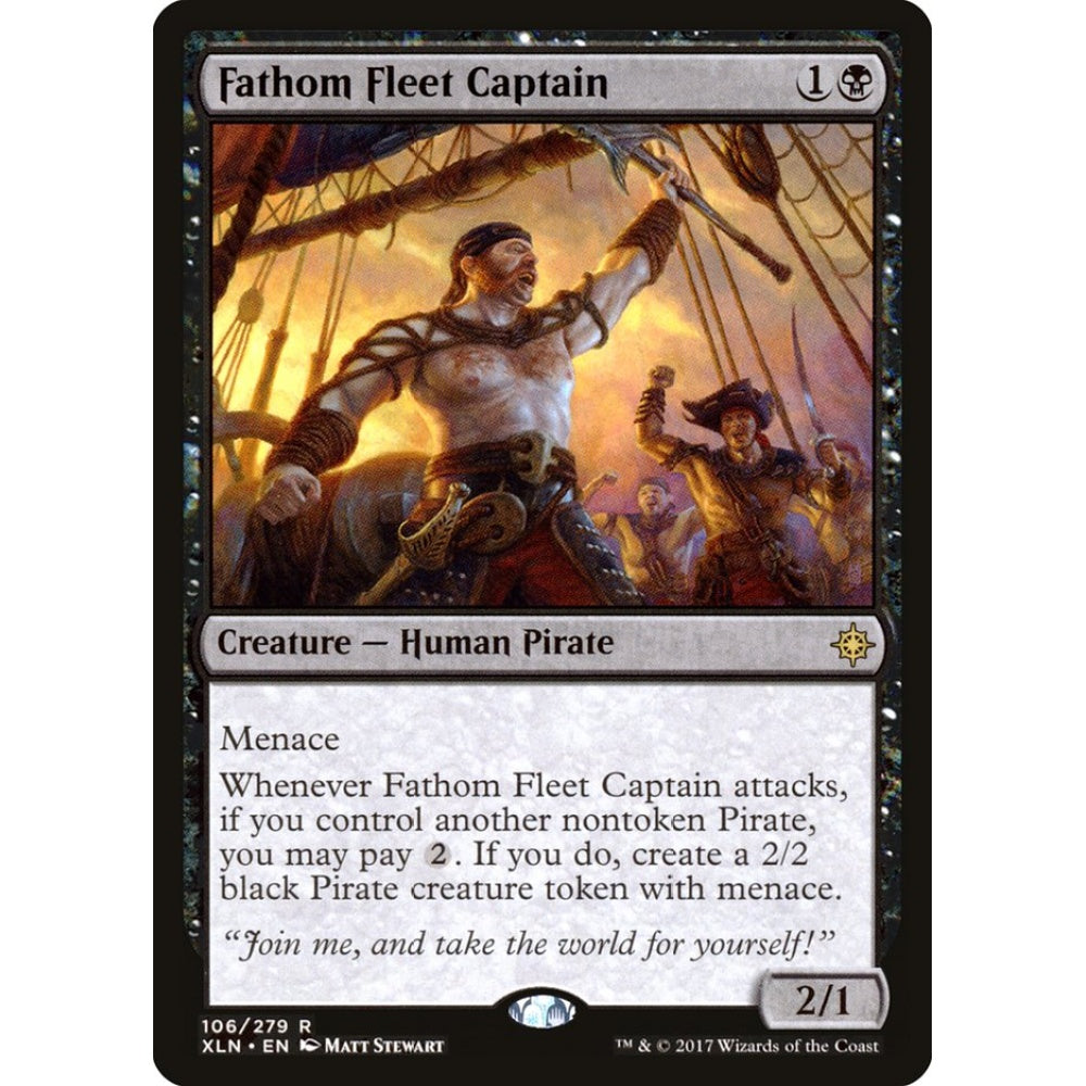 Fathom Fleet Captain rare 106 Magic the Gathering Ixalan