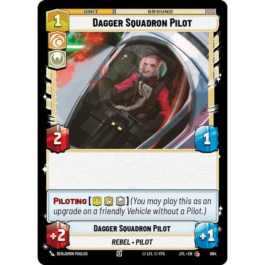 Dagger Squadron Pilot, C, JTL 694) Foil, Star Wars Unlimited