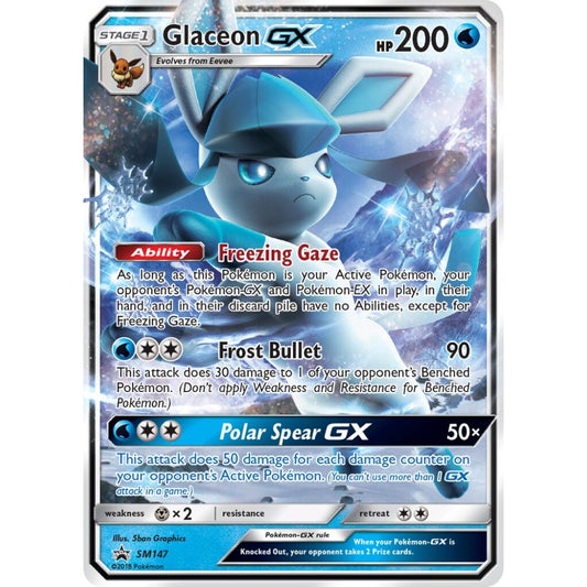 Glaceon-GX Promo SM147 Pokemon Card Game Sun & Moon Promos