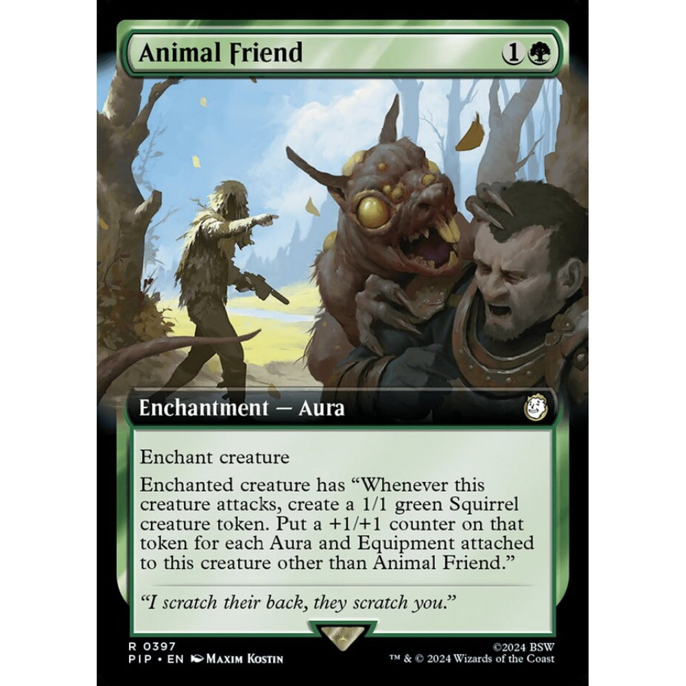 Animal Friend rare 397 Magic the Gathering Fallout