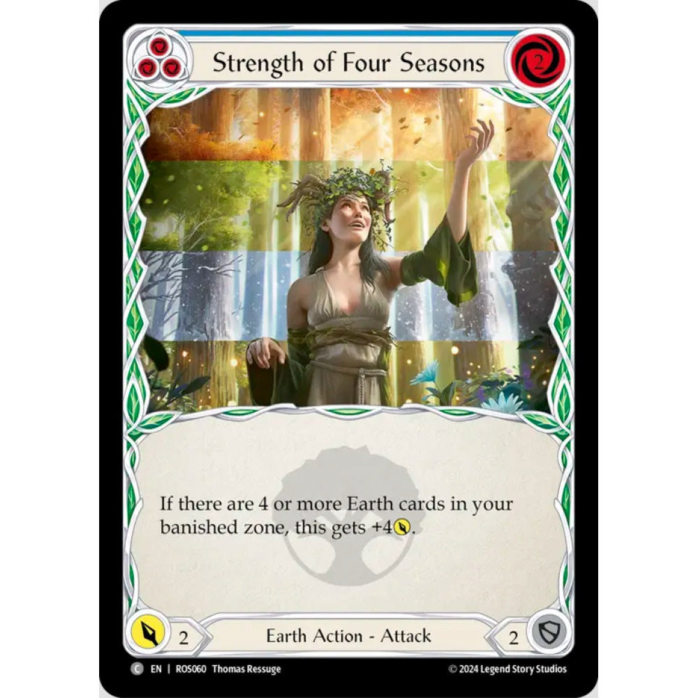 Strength of Four Seasons, Blue), Common, Flesh and Blood, Rosetta
