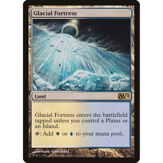Glacial Fortress rare 227 Magic the Gathering Magic 2012
