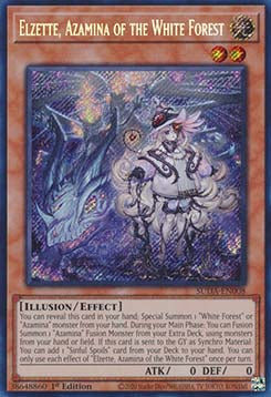 Elzette, Azamina of the White Forest (V.1 - Secret Rare) - Supreme Darkness (Secret Rare) [SUDA-008]