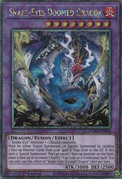 Snake-Eyes Doomed Dragon (V.2 - Quarter Century Secret Rare) - Supreme Darkness (Quarter Century Secret Rare) [SUDA-035]