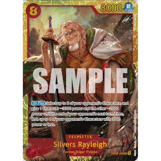 Silvers Rayleigh, OP08-118, Secret Rare, One Piece, Two Legends