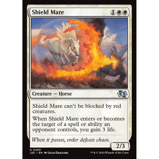 Shield Mare, 253, uncommon, Magic: The Gathering, Foundations Jumpstart