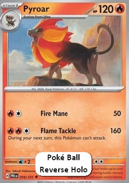 Pyroar - Prismatic Evolutions: Additionals (Uncommon) [xPRE-016]