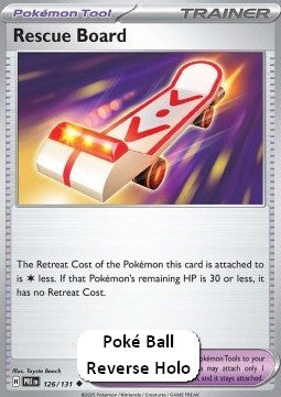 Rescue Board - Prismatic Evolutions: Additionals (Uncommon) [xPRE-126]