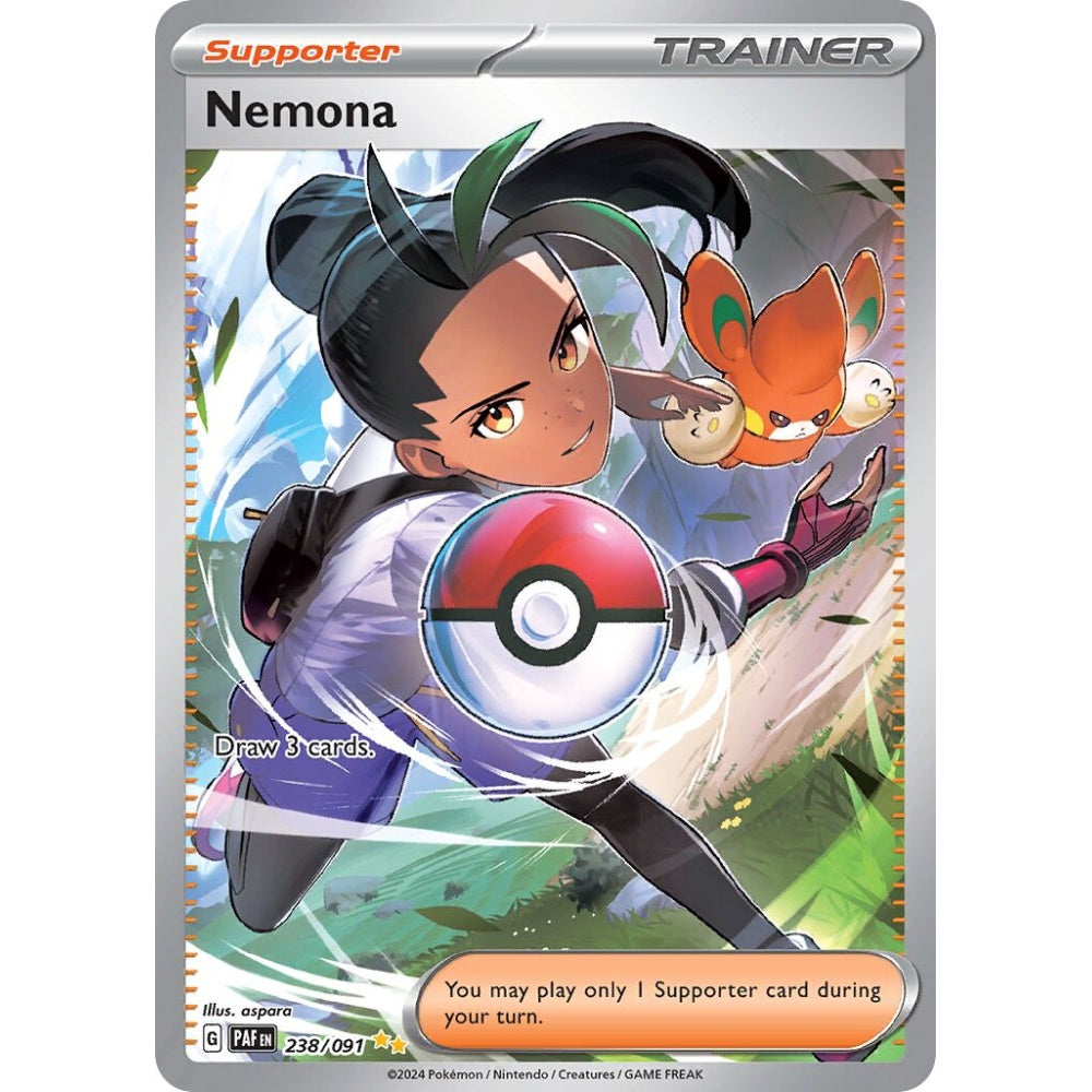 Nemona Special Illustration Rare 238/091 Pokemon Card Game Paldean Fates