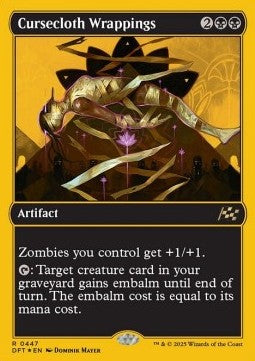 Cursecloth Wrappings - Aetherdrift: First-Place (Rare) [DFTFP-447]