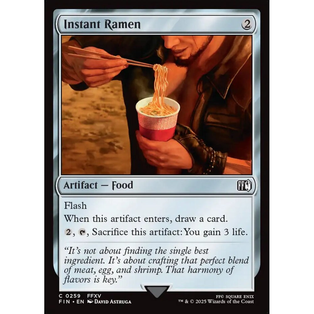 Instant Ramen common 259 Magic the Gathering Final Fantasy