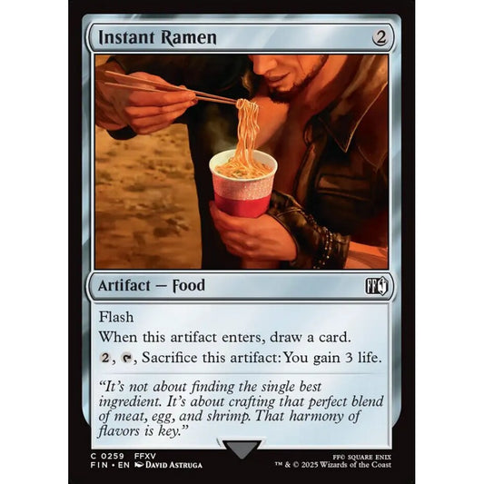 Instant Ramen common 259 Magic the Gathering Final Fantasy