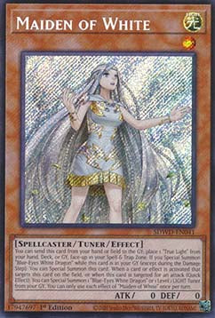 Maiden of White (V.2 - Secret Rare) - Structure Deck: Blue-Eyes White Destiny (Secret Rare) [SDWD-041]