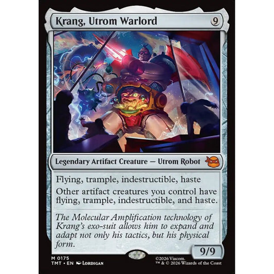 Krang, Utrom Warlord mythic 175 Magic the Gathering Teenage Mutant Ninja Turtles