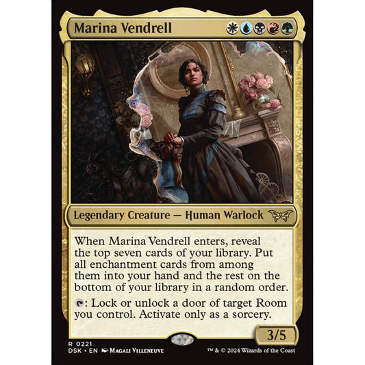 Marina Vendrell, 221, rare, Magic: The Gathering, Duskmourn: House of Horror
