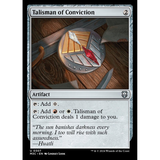 Talisman of Conviction, 307, uncommon, Magic: The Gathering, Modern Horizons 3