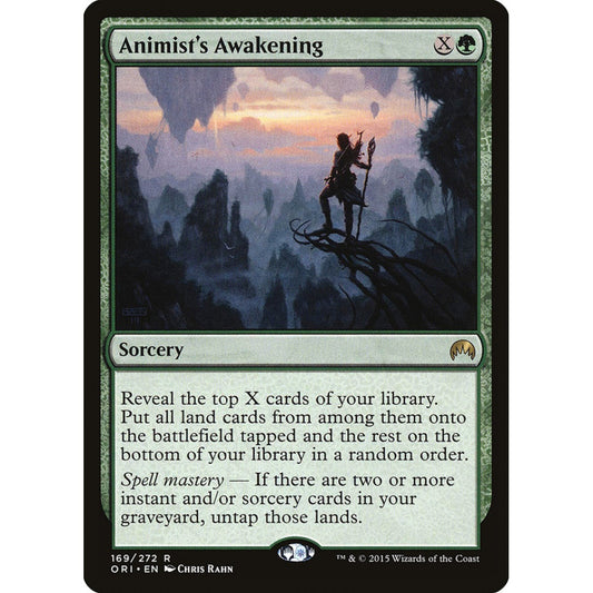 Animist's Awakening rare 169 Magic the Gathering Magic Origins