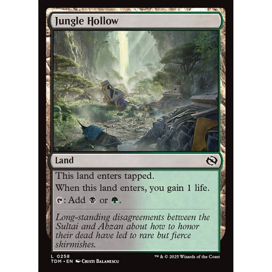 Jungle Hollow common 258 Magic the Gathering Tarkir: Dragonstorm