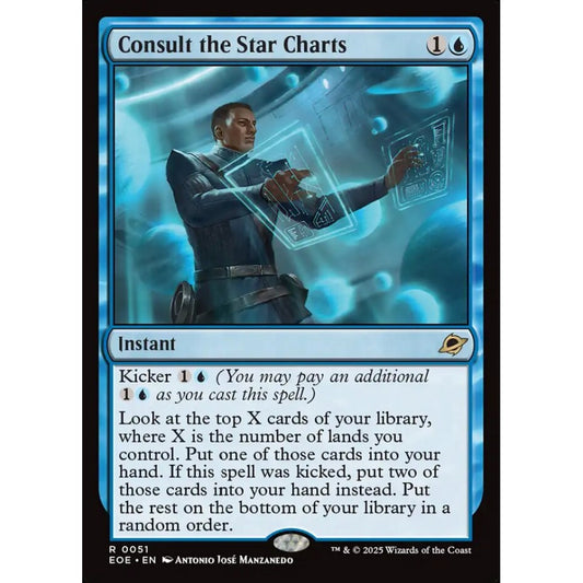 Consult the Star Charts rare 51 Magic the Gathering Edge of Eternities
