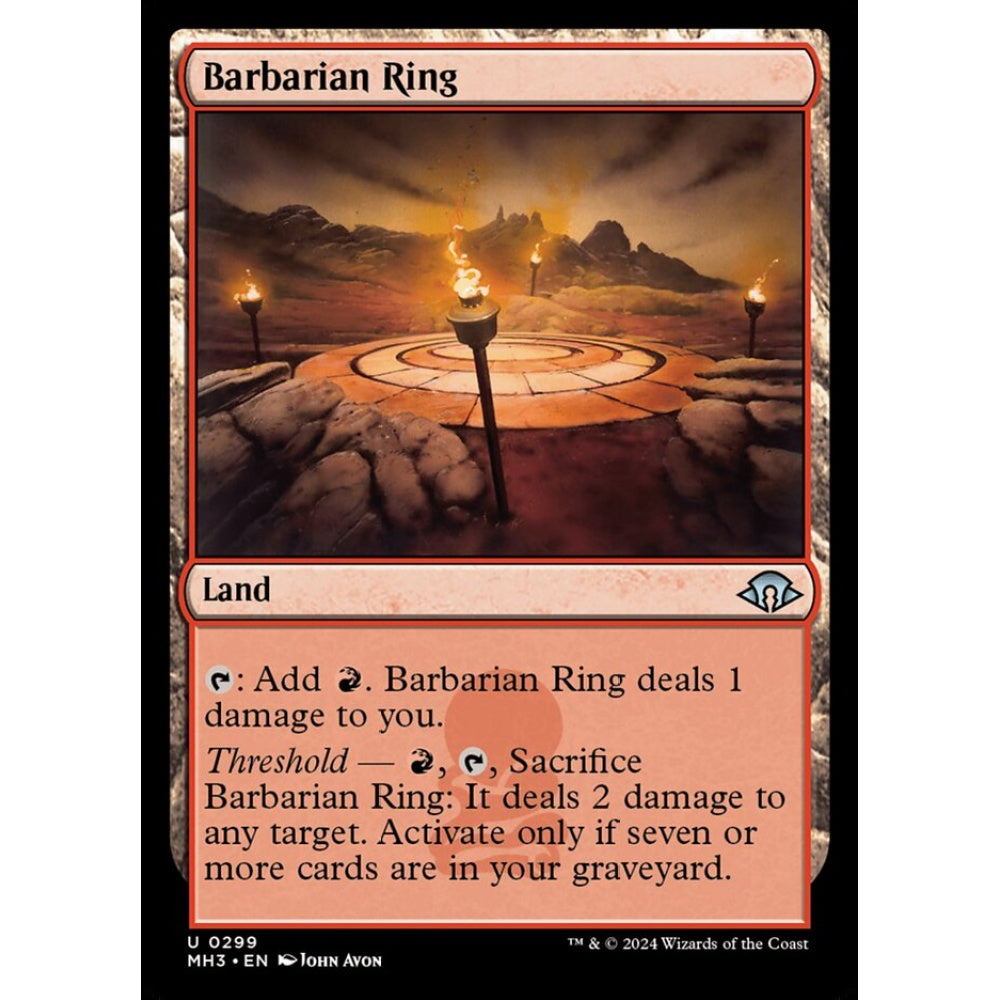Barbarian Ring, 299, uncommon, Magic: The Gathering, Modern Horizons 3