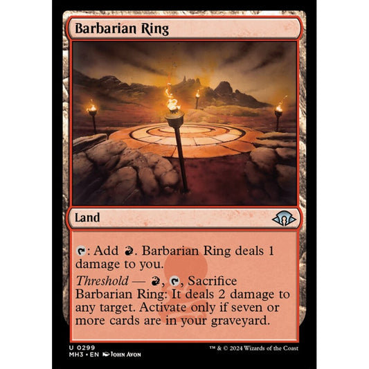 Barbarian Ring, 299, uncommon, Magic: The Gathering, Modern Horizons 3