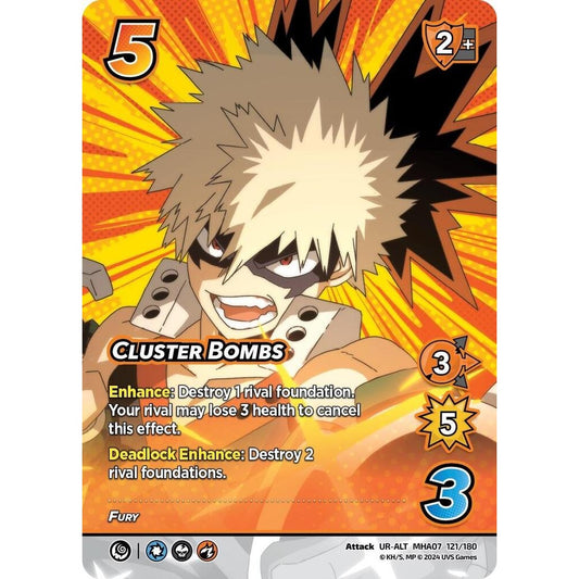 Cluster Bombs, 121/180, MHA07, Universus, Girl Power, nan