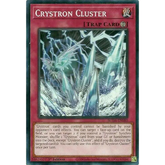 Crystron Cluster SUDA-EN080 Common Yu-Gi-Oh Supreme Darkness