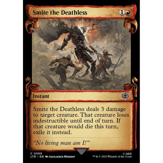 Smite the Deathless, common, 599, Magic the Gathering, The Lord of the Rings: Tales of Middle-earth