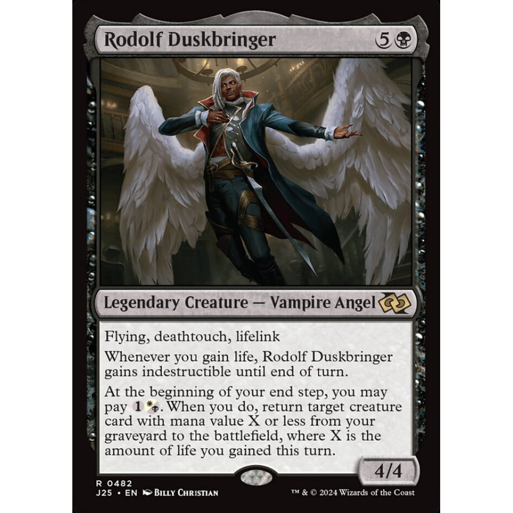 Rodolf Duskbringer, 482, rare, Magic: The Gathering, Foundations Jumpstart